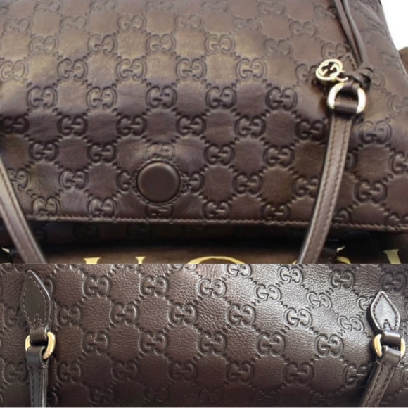 💯Authentic Gucci Microguccissima and Guccissima Bree Crossbody Shoulder Bag - Picture 12 of 16